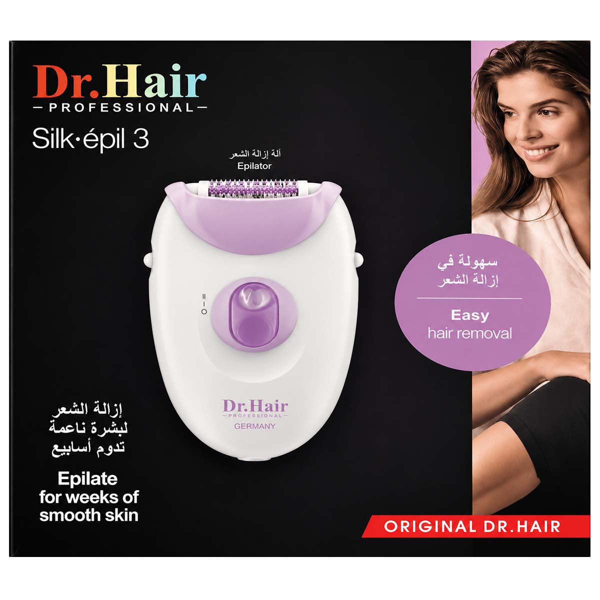 Dr.Hair - Silk Epilate For Weeks Of Smooth Skin