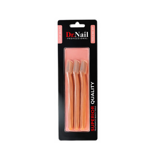 Dr.Nail Eyebrow Razor 3pcs 077
