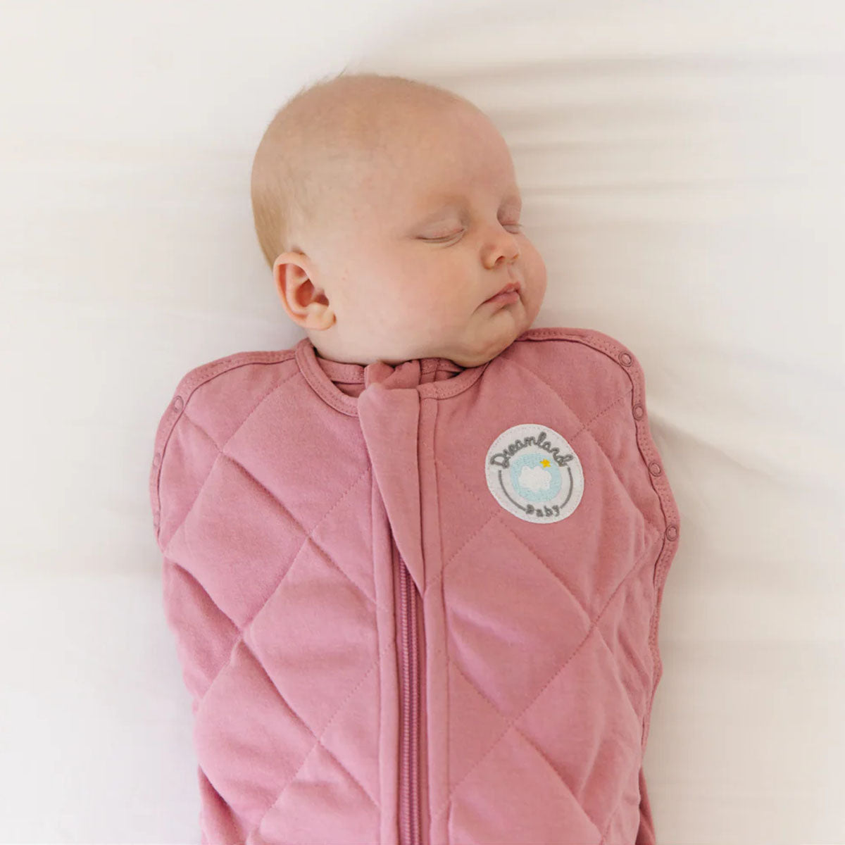 Dream Weighted Sleep Swaddle, Dusty Rose, 0-6 Months