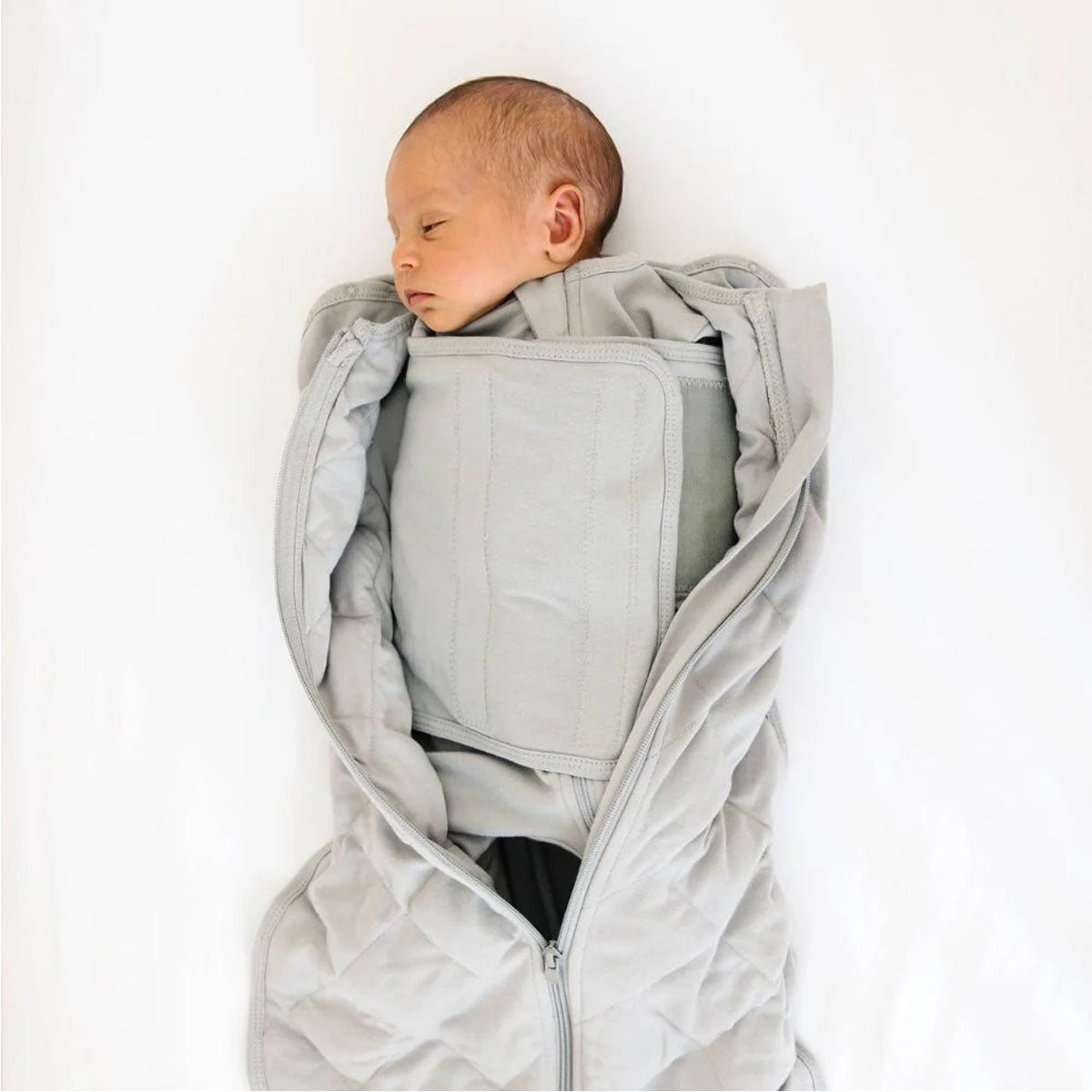 Dream Weighted Sleep Swaddle, Moon Grey, 0-6 Months