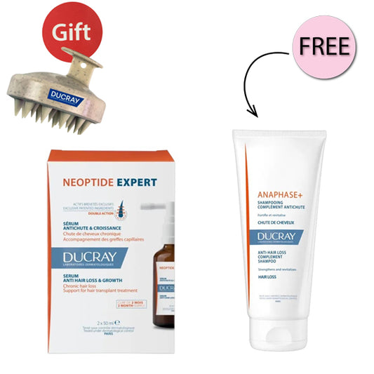 Ducray Anti Hair Loss Complete Routine + Gift Brush