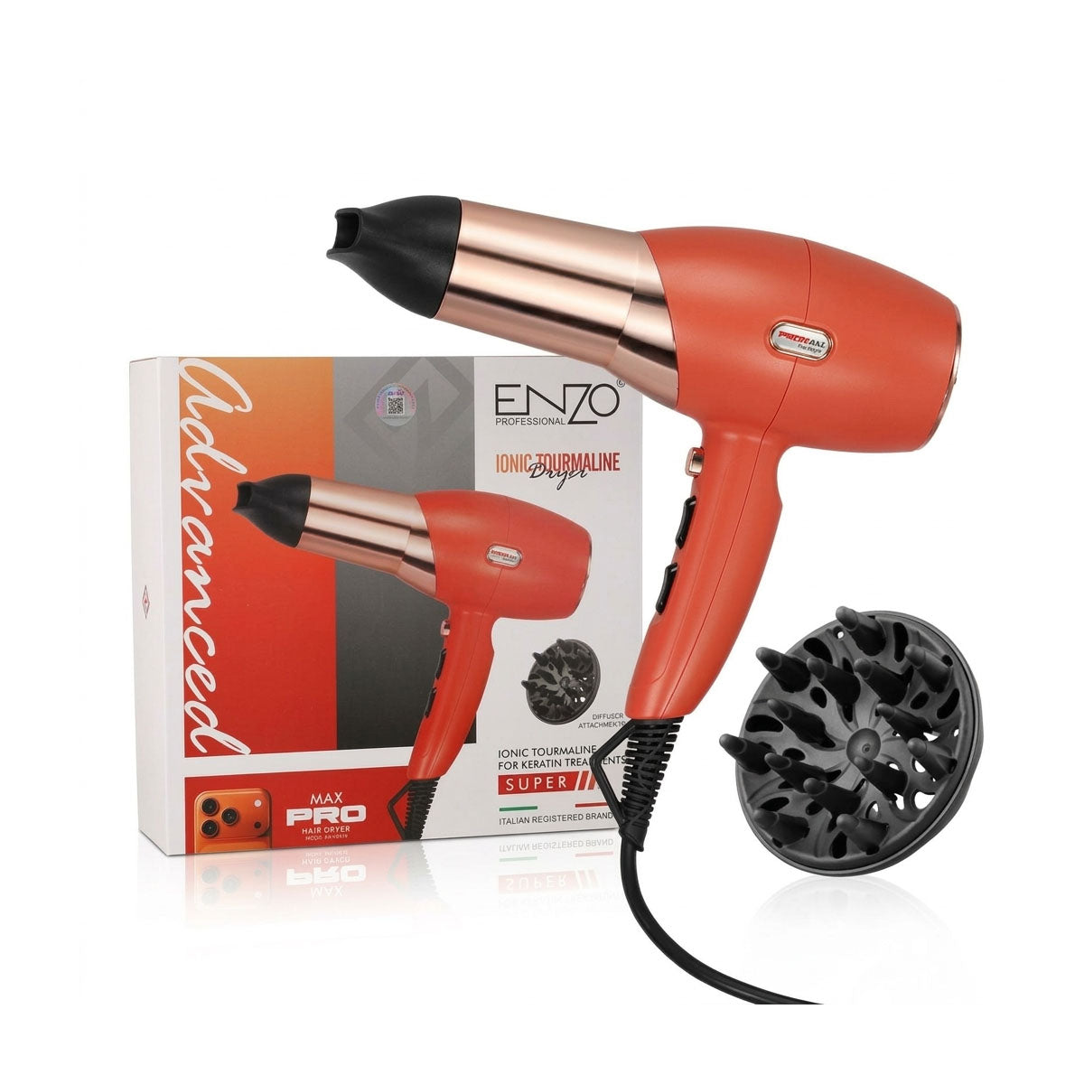 ENZO Max Pro Hair Dryer - EN-6019
