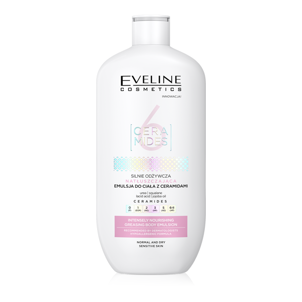 EVELINE 6 CERAMIDES FOR NORMAL AND DRY SKIN BODY EMULSION 350ML