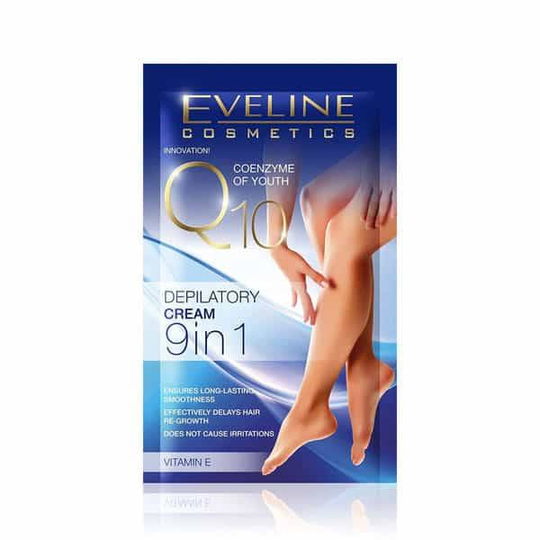 EVELINE Q10 COENZYME OF YOUTH BODY HAIR REMOVAL CREAM SACHET 75ML