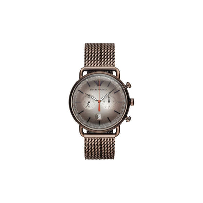 Emporio Armani AR11169 Men's Watch 43 Mm Brown – Beauty Box