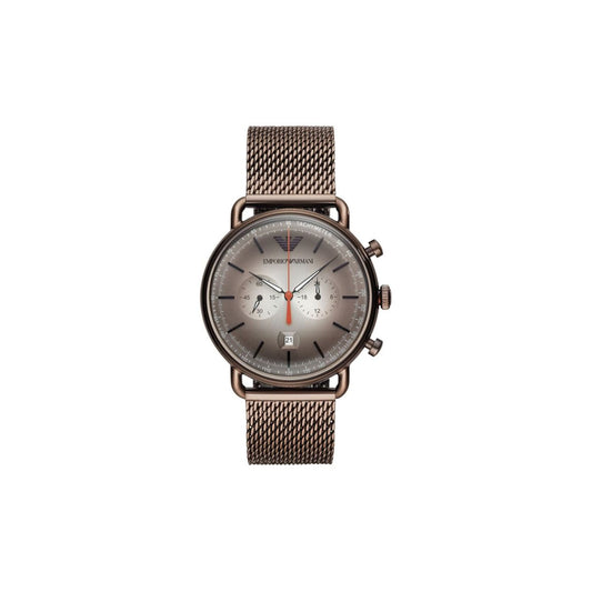 Emporio Armani AR11169 Men's Watch 43 Mm Brown