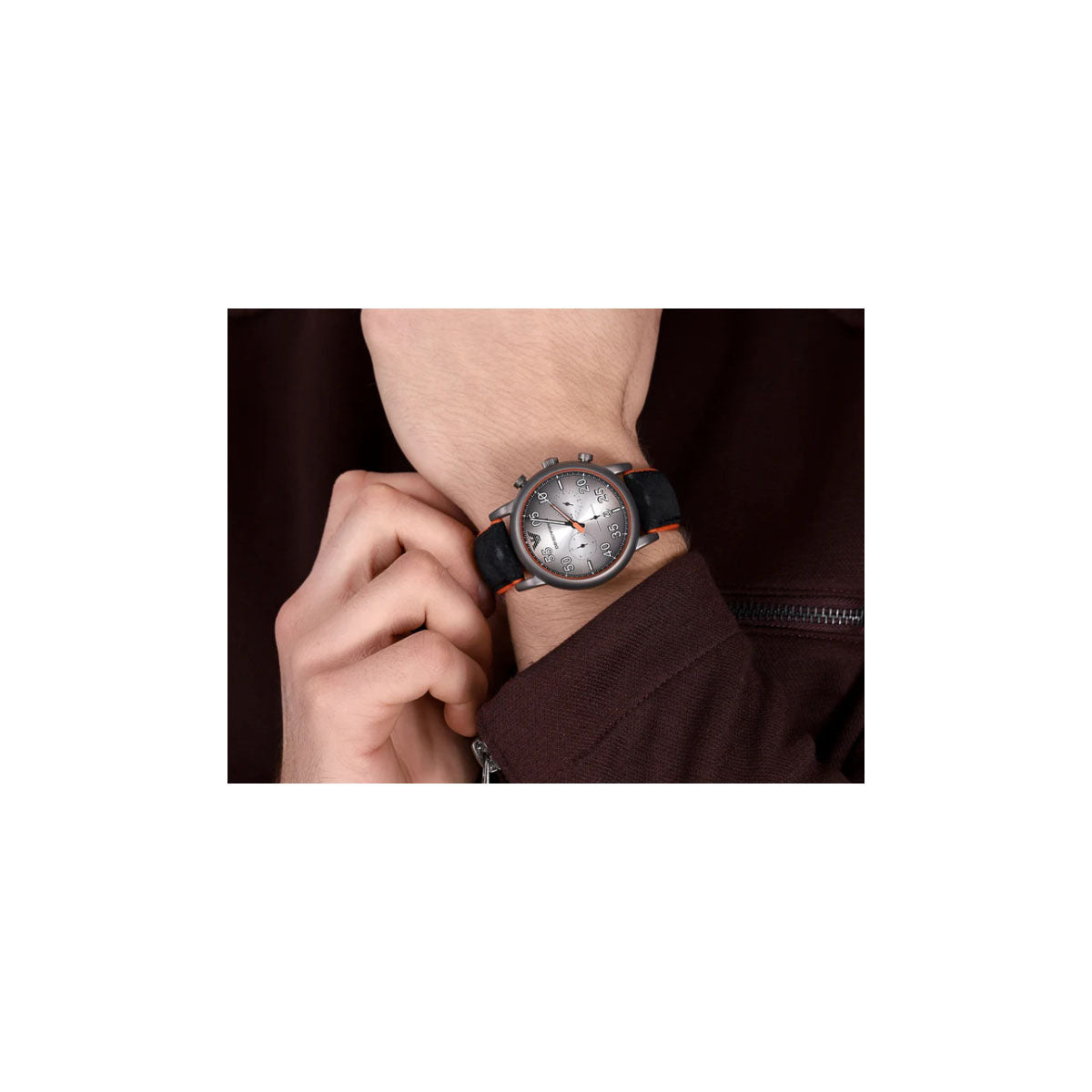 Emporio Armani AR11174 Men's Watch 43 Mm Black