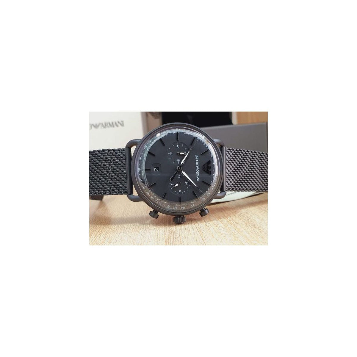 Emporio Armani AR11264 Men's Watch 43 Mm Black