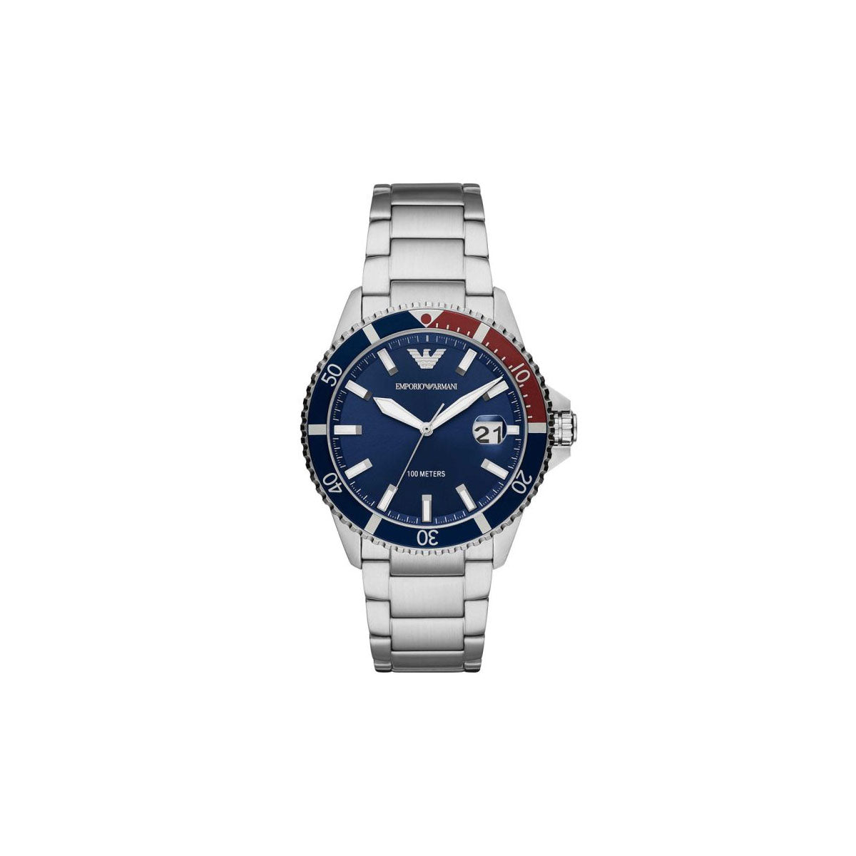 Emporio Armani AR11339 Men's Watch 42 Mm Silver