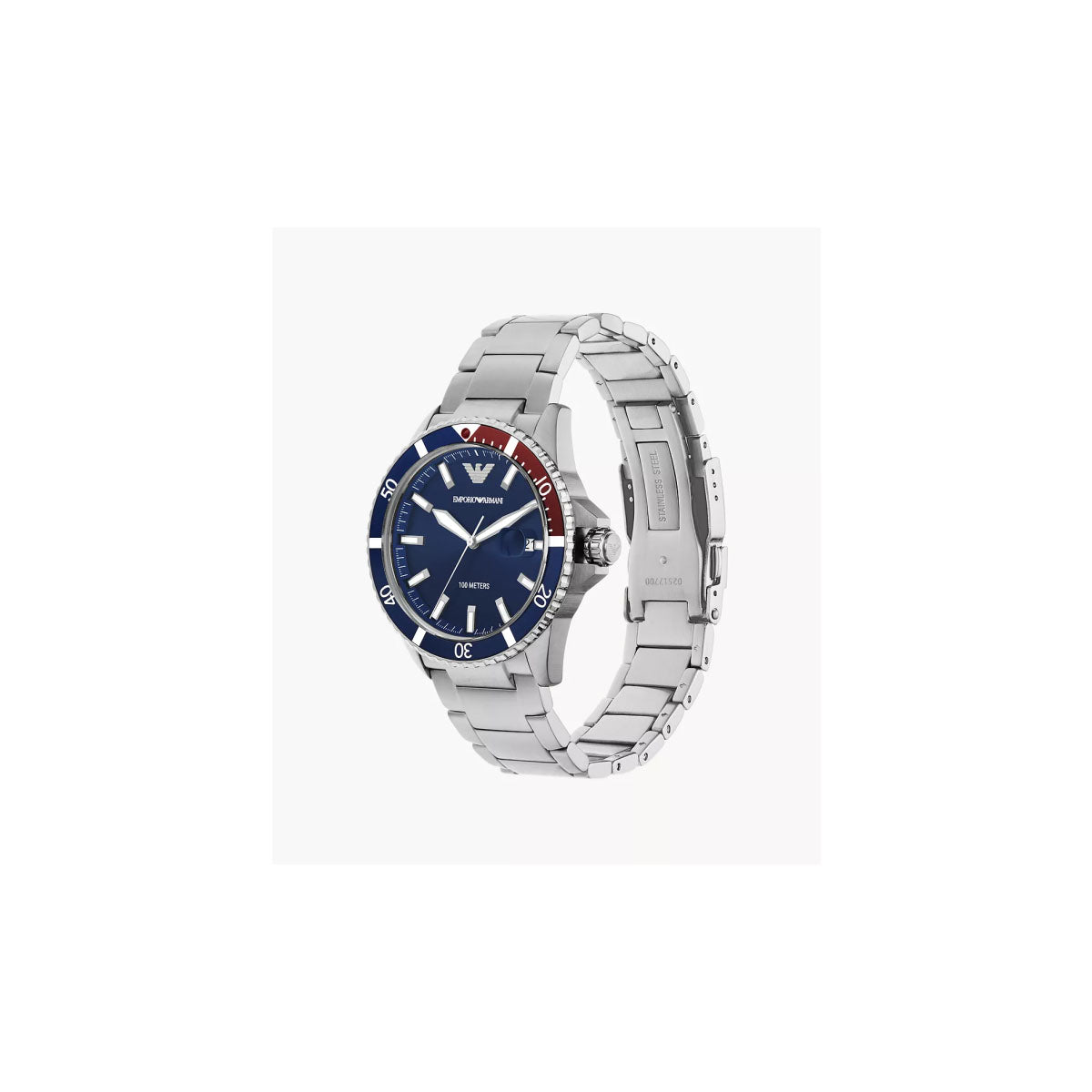 Emporio Armani AR11339 Men's Watch 42 Mm Silver