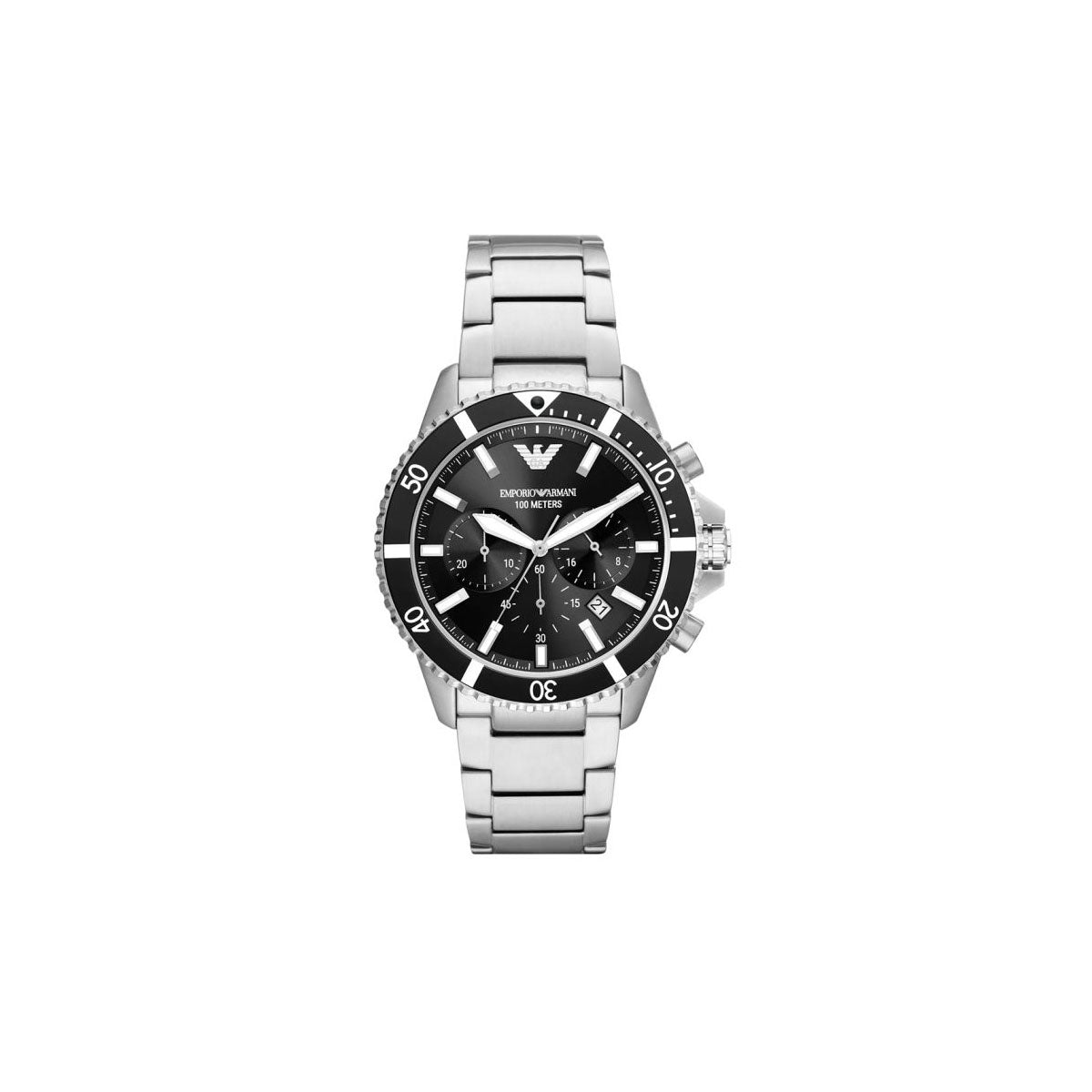 Emporio Armani AR11360 Men's Watch 43 Mm Silver