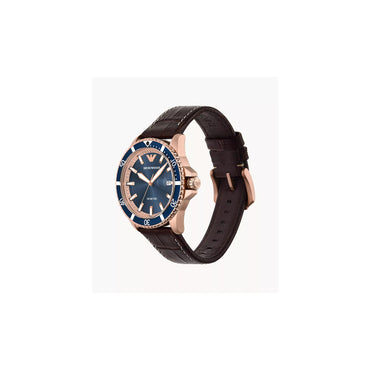 Emporio Armani AR11556 Men's Watch 42 Mm Brown