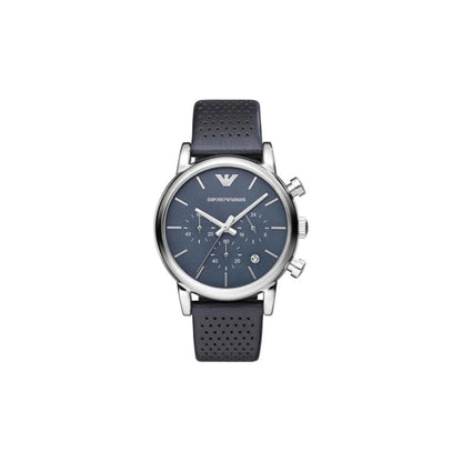 Emporio Armani AR1736 Men's Watch 41 Mm Navy Blue
