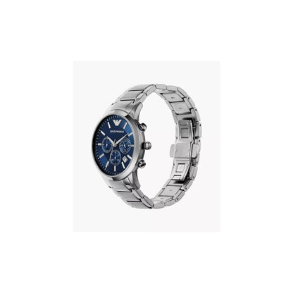 Emporio Armani AR2448 Men's Watch 43 Mm Silver