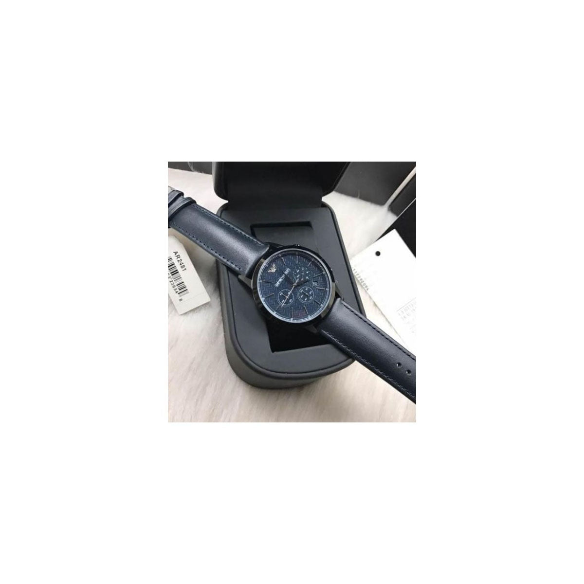Emporio Armani AR2481 Men's Watch 43 Mm Blue Emporio Armani AR2481 Men's Watch 43 Mm Blue