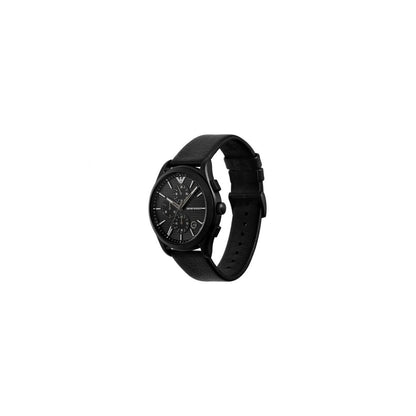 Emporio Armani AR80070 Men's Watch 42 Mm Black Gift Set
