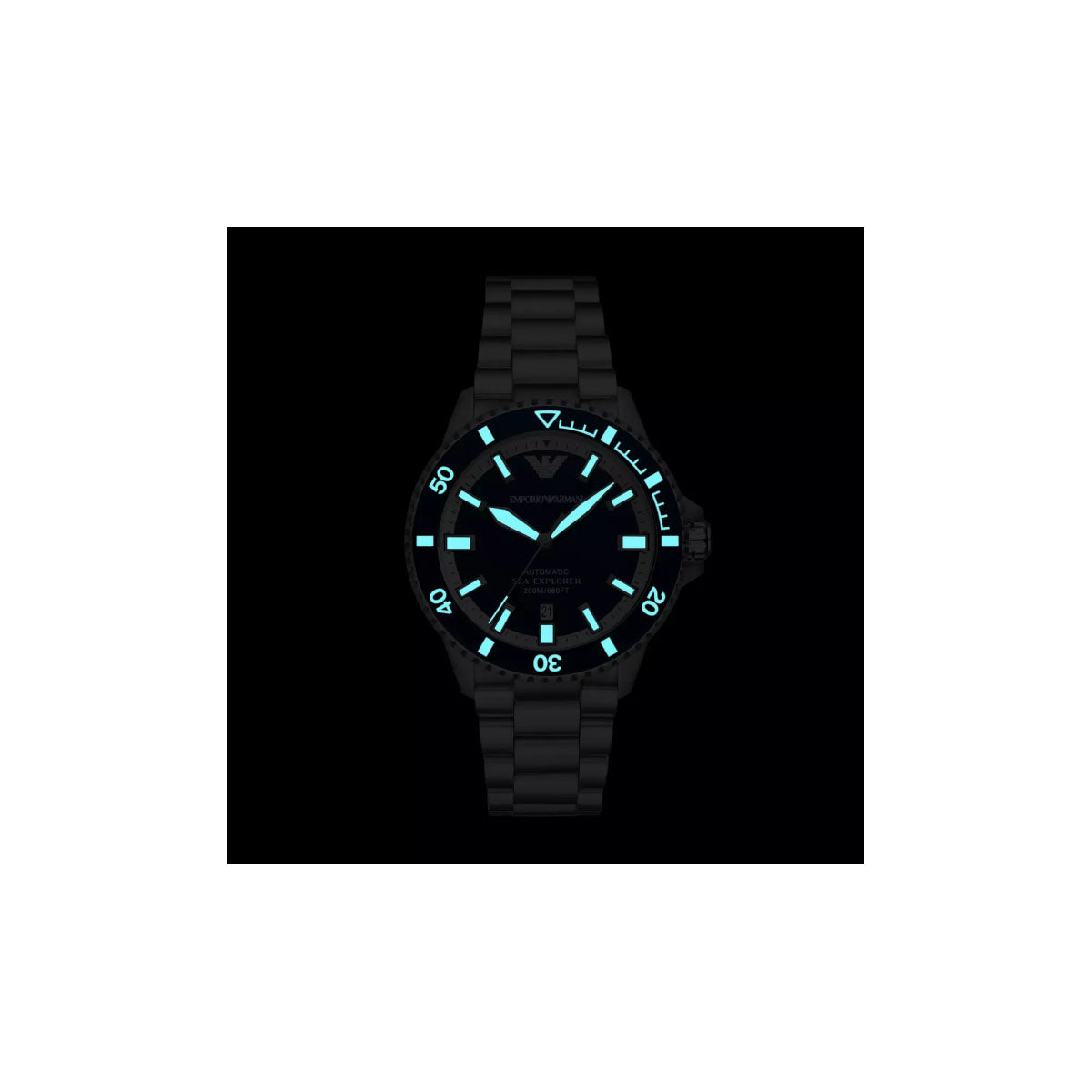 Emporio Armani Ar60079 Men's Watch 43 Mm Silver