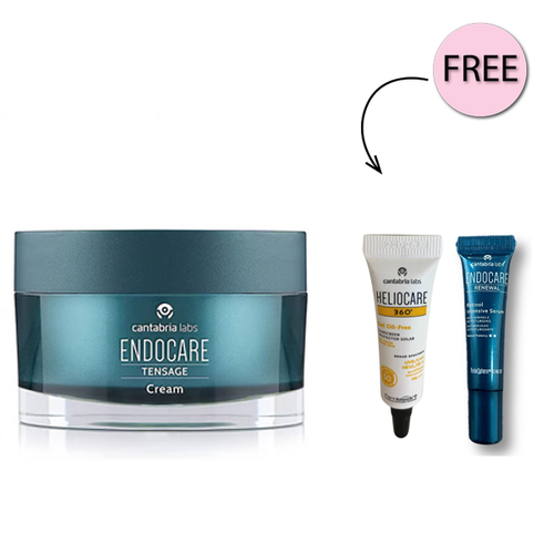Endocare Tensage Cream 30ml + Free Sunscreen 5ml + Free Retinol Serum 3ml