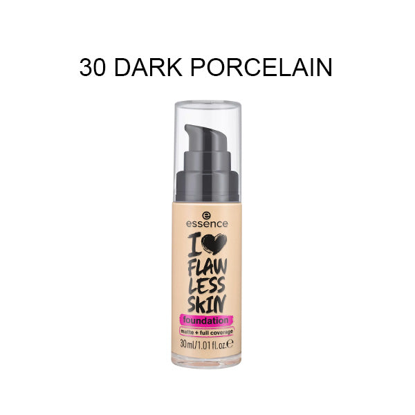 Essence I Love Flaw Less Skin Foundation Matte + Full Coverage 30ml