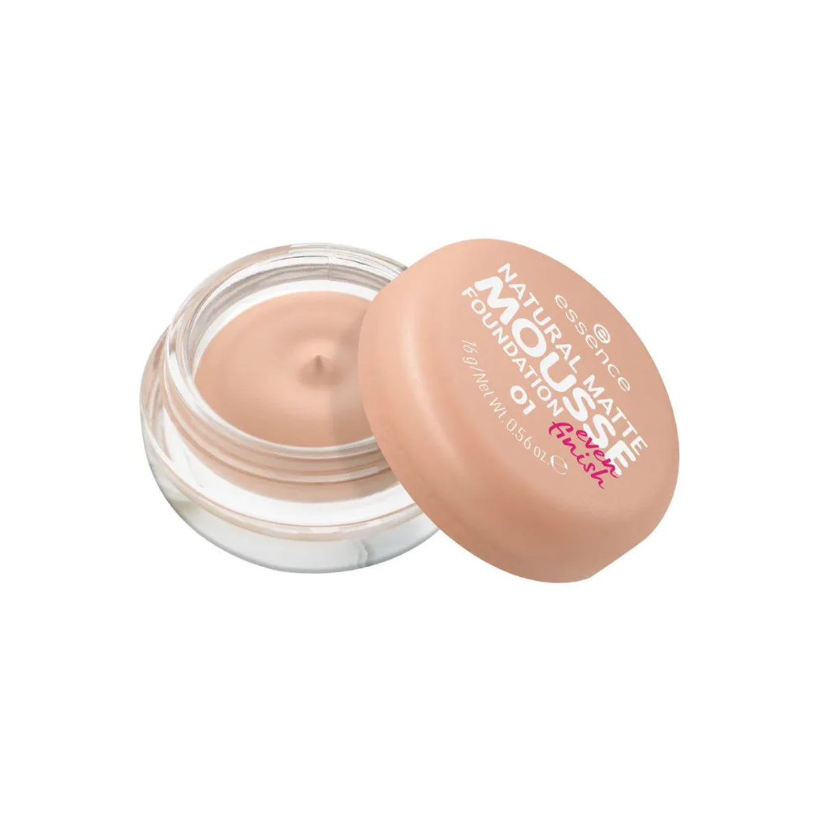 Essence Natural Matte Mousse Foundation 01 Nude