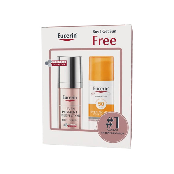 Eucerin Even Pigment Dual Serum 30ml + Eucerin Even Pigment Sun Fluid 50+ Spf 50ml Offer