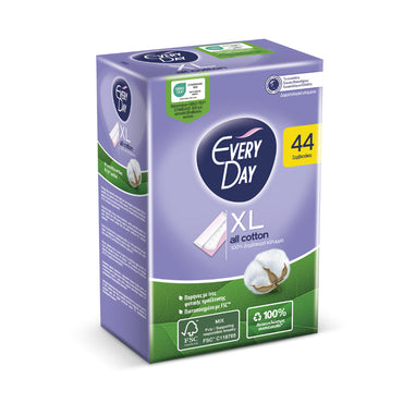 EveryDay All Cotton Εxtra Long Pantyliners 44pcs