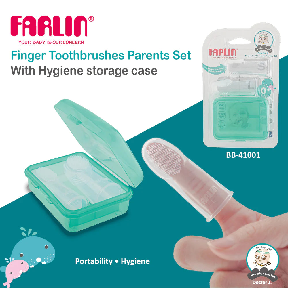 Farlin Finger Toothbrushes Parents Set
