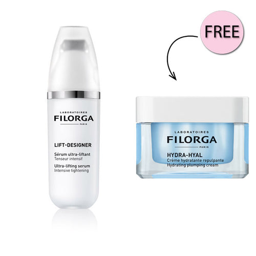 Filorga Lift-designer Ultra-lifting Serum 30ml + Free Tester Hydra-hyal Hydrating Cream 50ml