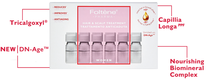 Foltene Treatment Women 100ml ( 12 Vials x 8.3ml )