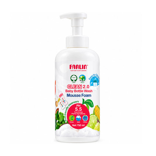 Farlin Clean 2.0 Bottle Wash Mousse Foam Pump 750ML
