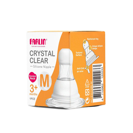 Farlin Stretchy Anti-Colic Silicone Nipple Size Medium