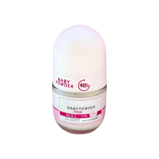 Florence Baby Powder Anti Perspirant Pink Roll On 50ml