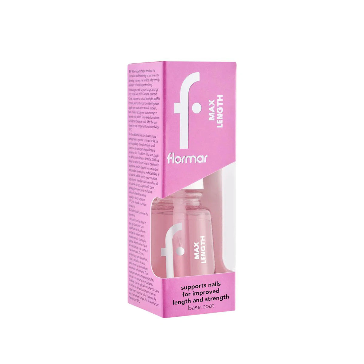 Flormar Max Length Nourishing & Growing Nail Polish Base Coat 11ml 