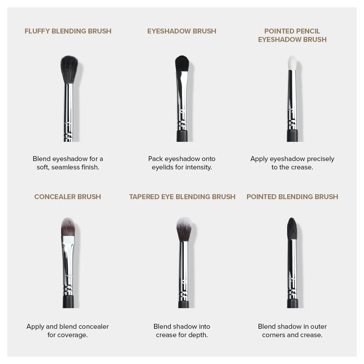 Forever52 Academic 18 Pieces Brush Kit