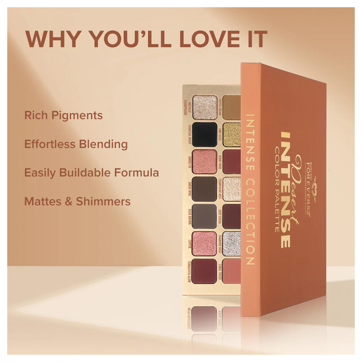 Forever52 Eyeshadow Palette 28 Color Intense