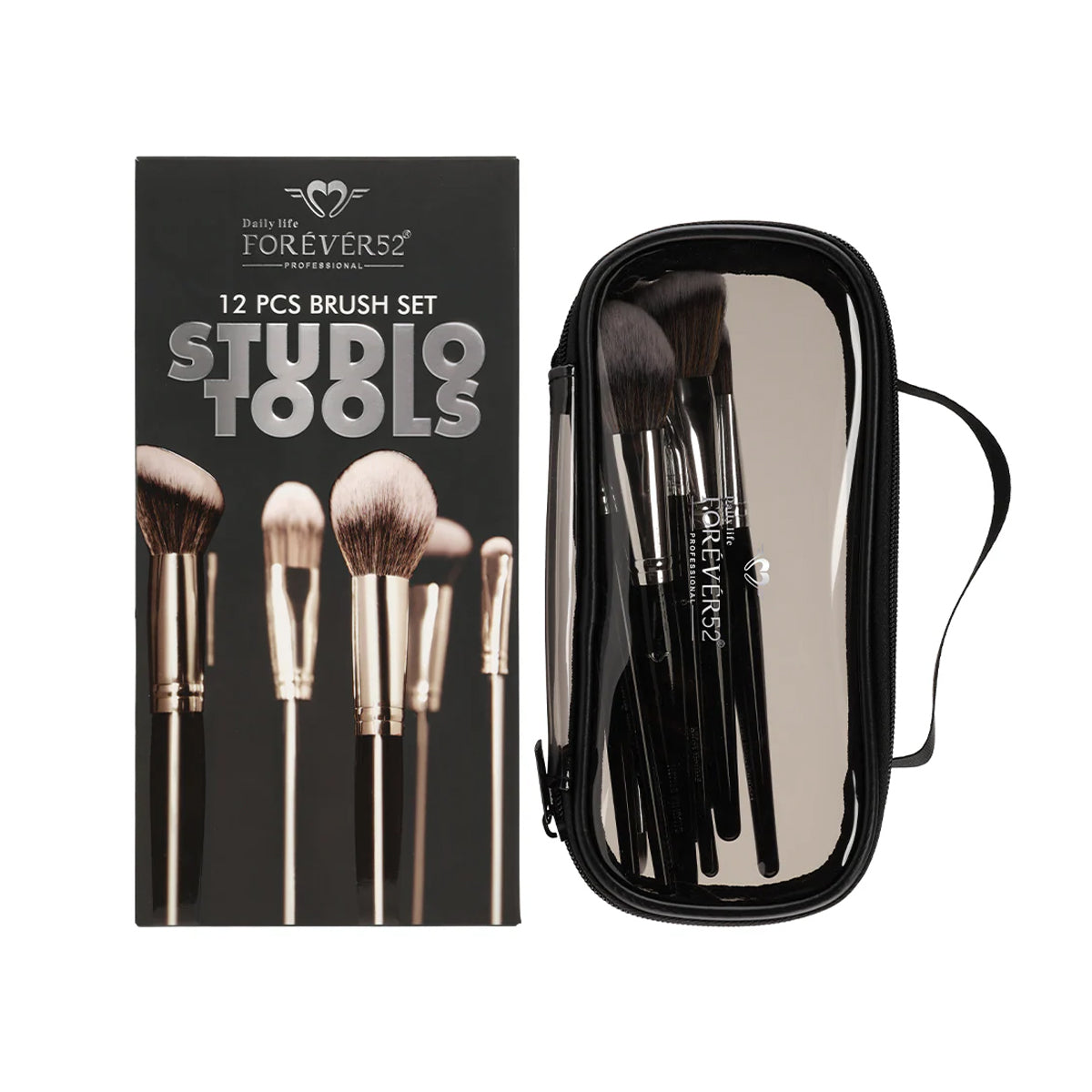 Forever52 Studio Tools 12 Pieces Brush Set