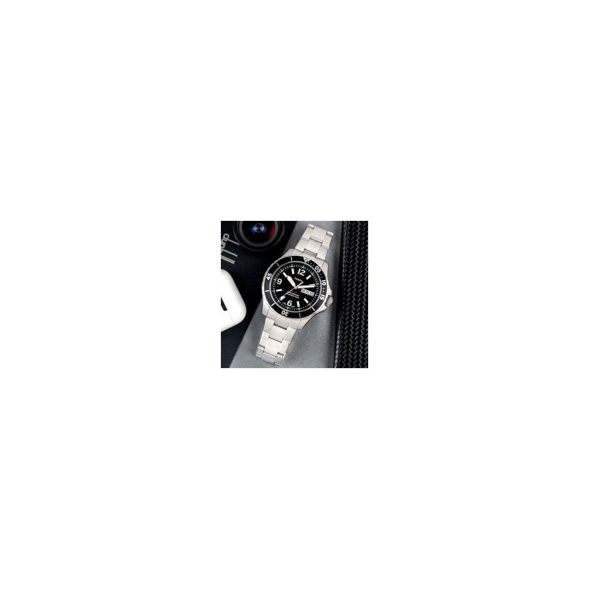 Fossil FS5687 Men's Watch 42mm Silver Fossil FS5687 Men's Watch 42mm Silver