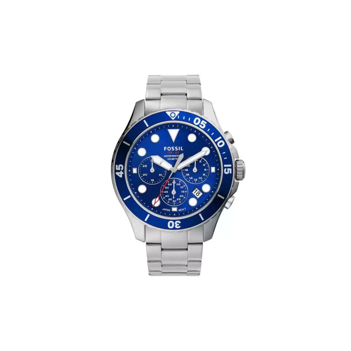 Fossil FS5724 Men's Watch 45mm Silver Fossil FS5724 Men's Watch 45mm Silver
