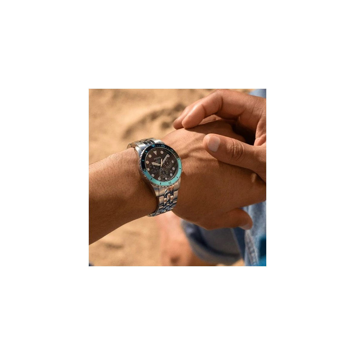 Fossil FS5827 Men’s Watch 42mm Silver Fossil FS5827 Men’s Watch 42mm Silver