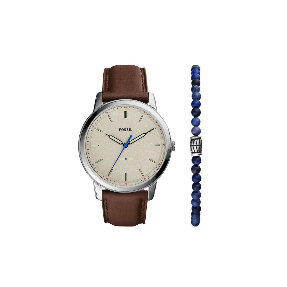 Fossil FS5966 Men’s Watch 44mm Brown Gift Set