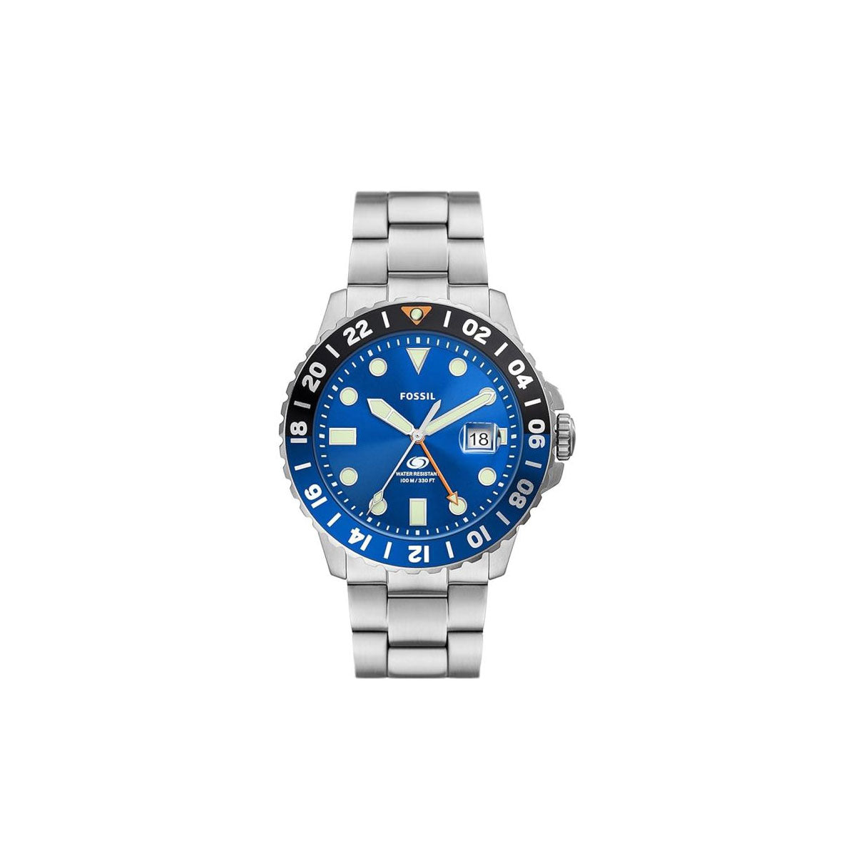 Fossil FS5991 Men’s Watch 46 Mm Silver
