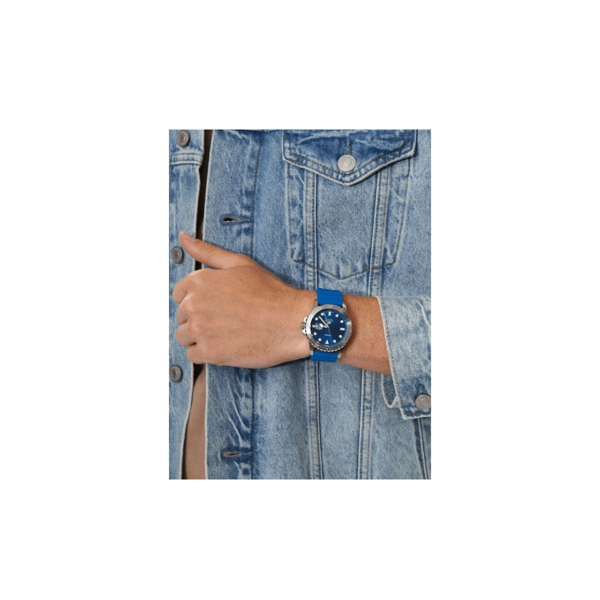 Fossil FS5998 Men’s Watch 42 Mm Blue