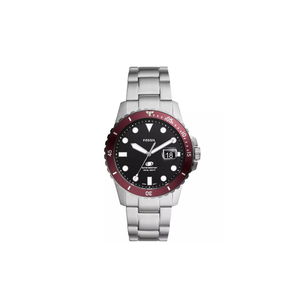 Fossil FS6013 Men’s Watch 42 Mm Silver
