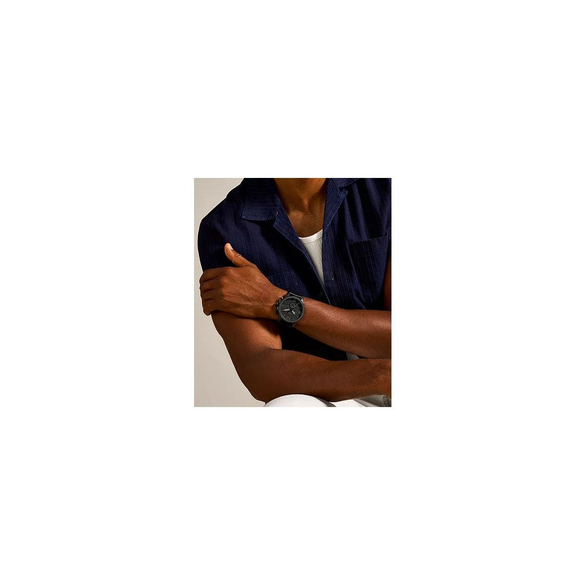 Fossil JR1354 Men’s Watch 50mm Black Fossil JR1354 Men’s Watch 50mm Black