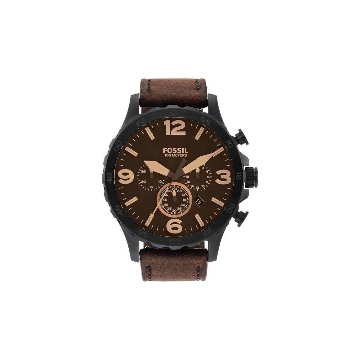 Fossil JR1487 Men’s Watch 50 Mm Brown