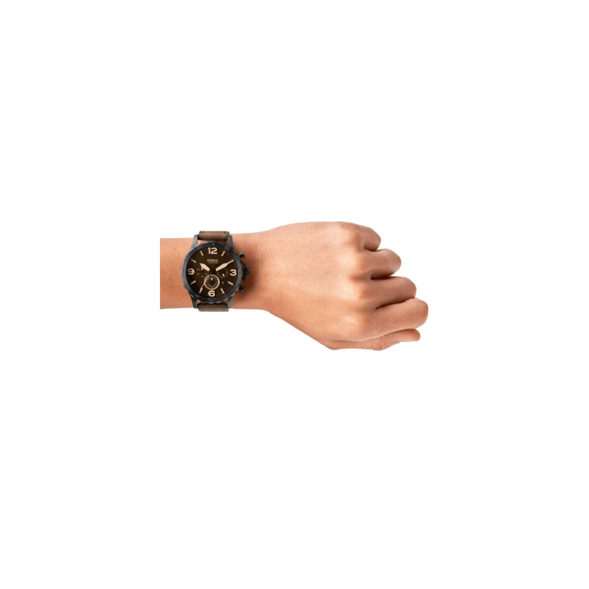 Fossil JR1487 Men’s Watch 50 Mm Brown