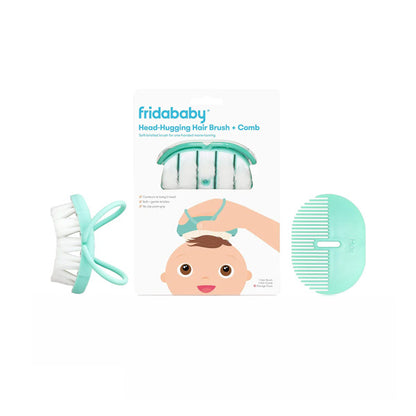 Frida Baby Infant Hairbrush + Comb + Case