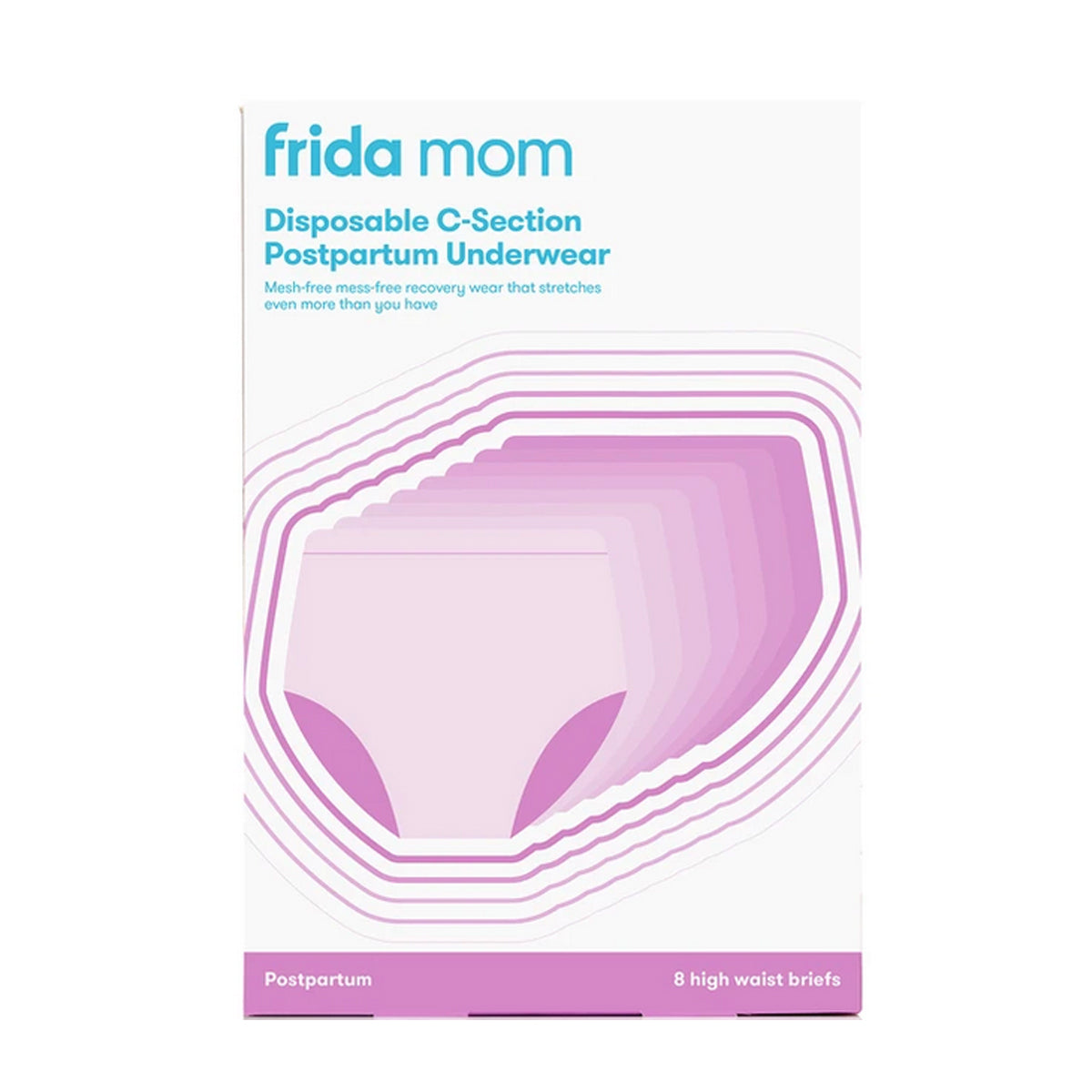 Frida Mom Disposable C-Section Postpartum Underwear High-Waist 8 Pack