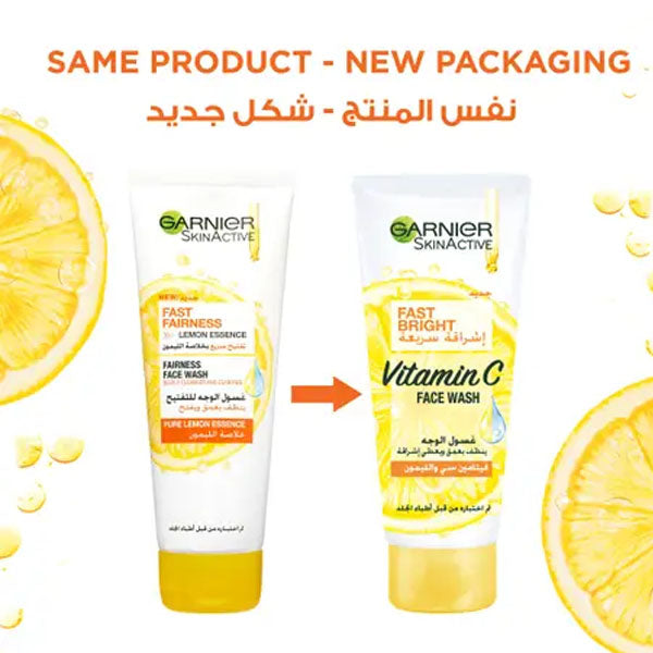 Garnier Fast Fairness Lemon Fairness Face Wash 100ml