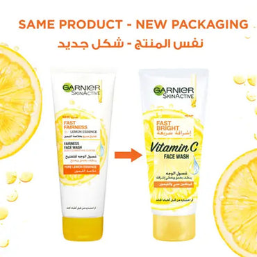 Garnier Fast Fairness Lemon Fairness Face Wash 100ml